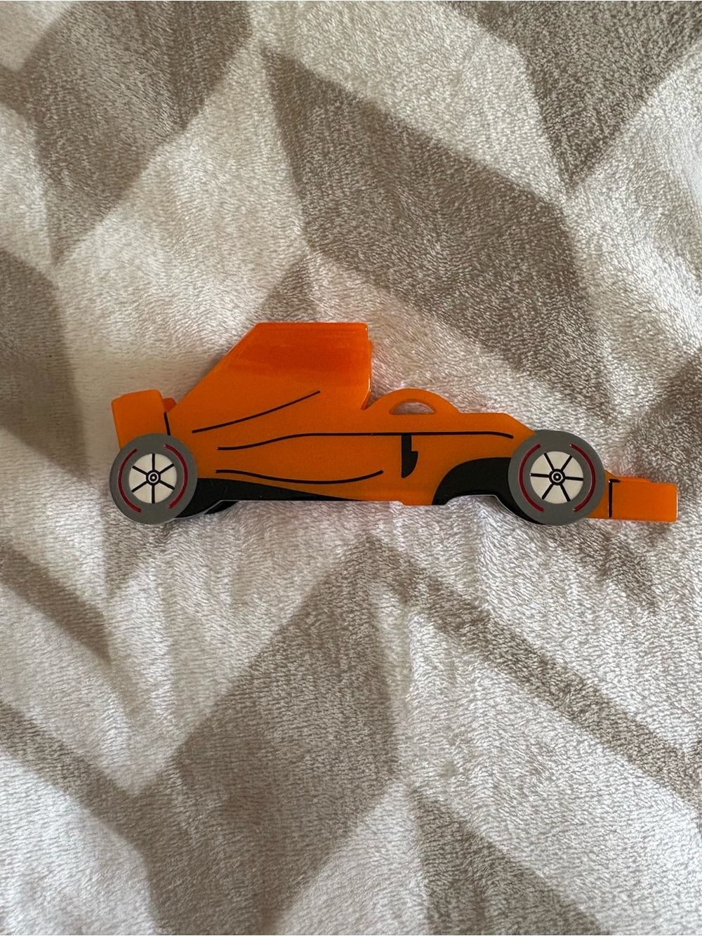 Orange Race Car Inspired Hair Claw - F1 McLaren